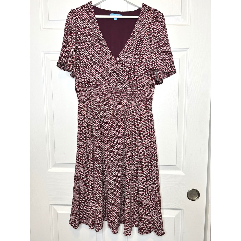Draper James Flutter Sleeve‎ Fit & Flare Dress Medium